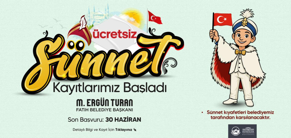 Sünnet Kayıtlarımız Başladı Sünnet Kayıtlarımız Başladı