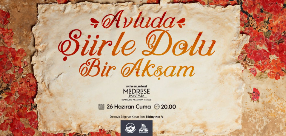 Şiirle Dolu Bir Akşam Şiirle Dolu Bir Akşam