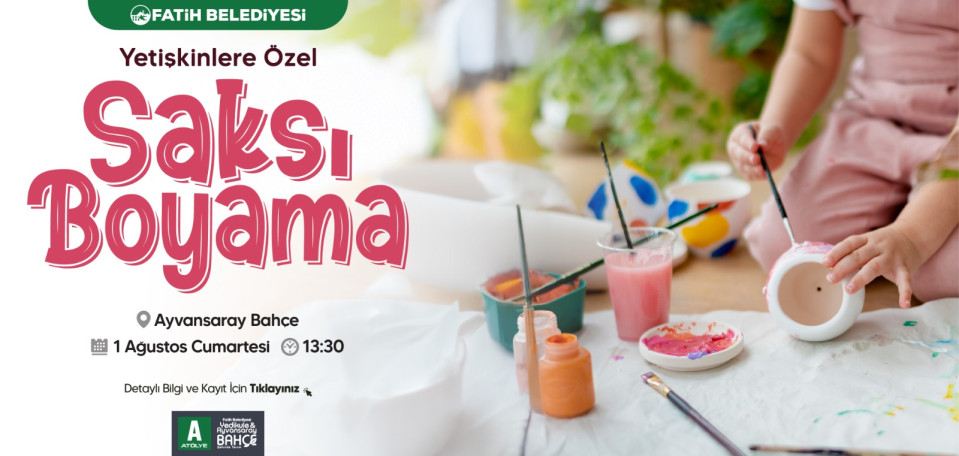 Saksı Boyama Saksı Boyama