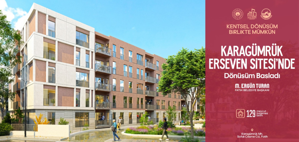 Karagümrük Erseven Sitesi'nde Dönüşüm Başladı Karagümrük Erseven Sitesi'nde Dönüşüm Başladı
