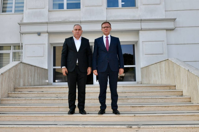 Başkan Turan'dan Fatih Kaymakamı'na Tebrik Ziyareti