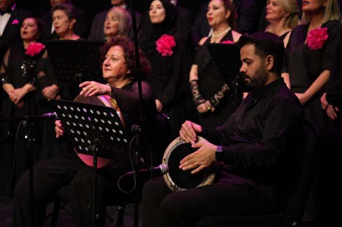 Vatandaşlar, FKSM'deki "Türk Halk Müziği Korosu" ile Keyifli Bir Akşam Geçirdi