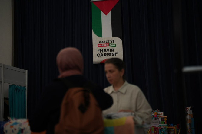 Neslişah Sultan Kültür Merkezi'nde Gazze İçin Yardım Seferberliği: Hayır Çarşısı