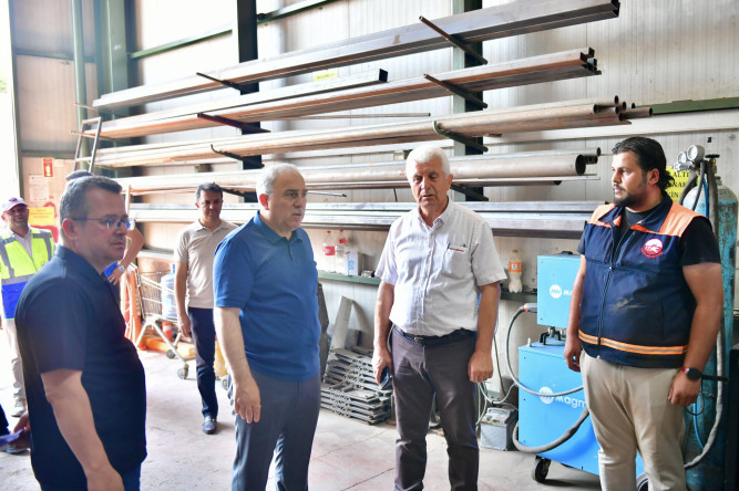 Başkan Turan, Belediyemizin Yenikapı Suser Ek Hizmet Binasını Ziyaret Etti