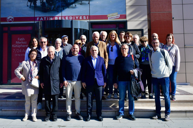 Almanya Wiesbaden'den Gelen Wiesbaden-Fatih Kardeş Şehir Derneği Başkanı Dr. Thilo Tilemann ve Heyeti, Başkan Turan'ı Ziyaret Etti