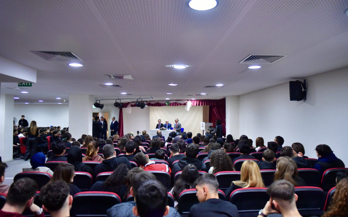 Başkan Turan, Ahmet Rasim Anadolu Lisesi'nde Gençlerimizle Buluştu