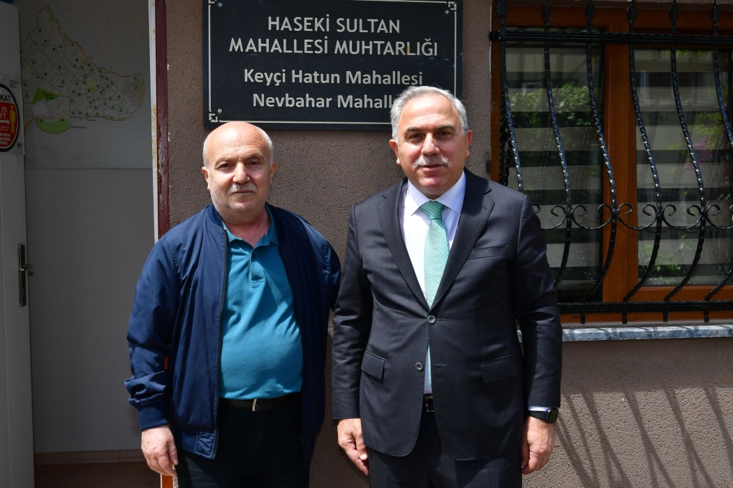 Başkan Turan Haseki Sultan Mahallesi Sakinleriyle Hasbihal Etti haberi