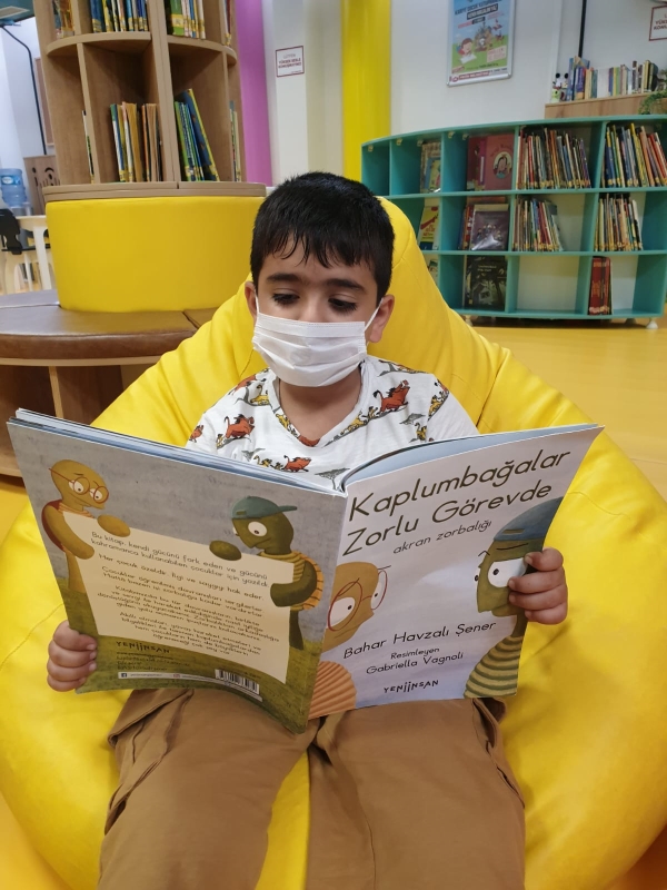 Minik Okurlar İlk Çocuk Kütüphanesini Ziyaret Etti