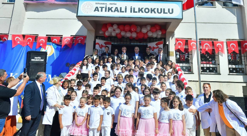 Başkan Turan, Atikali İlkokulu