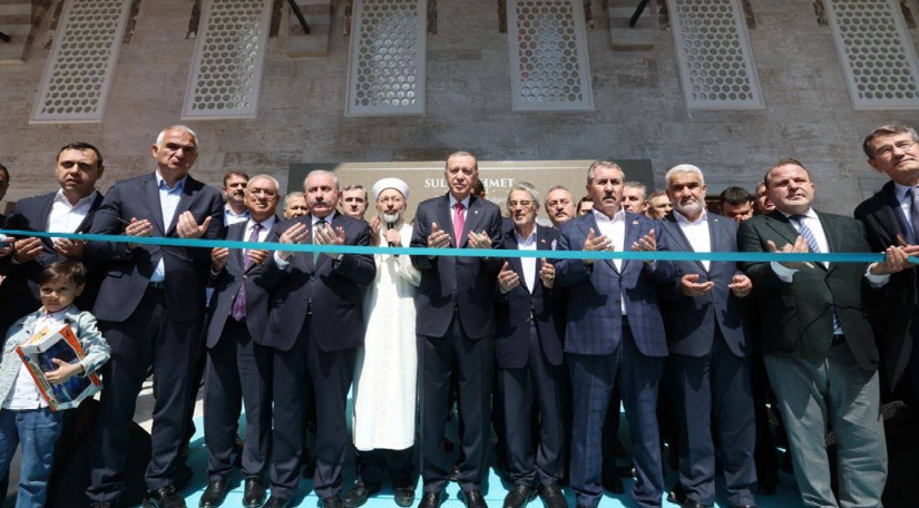 Sultanahmet Camii Cumhurbaşkanımız ın Katılımıyla Açıldı