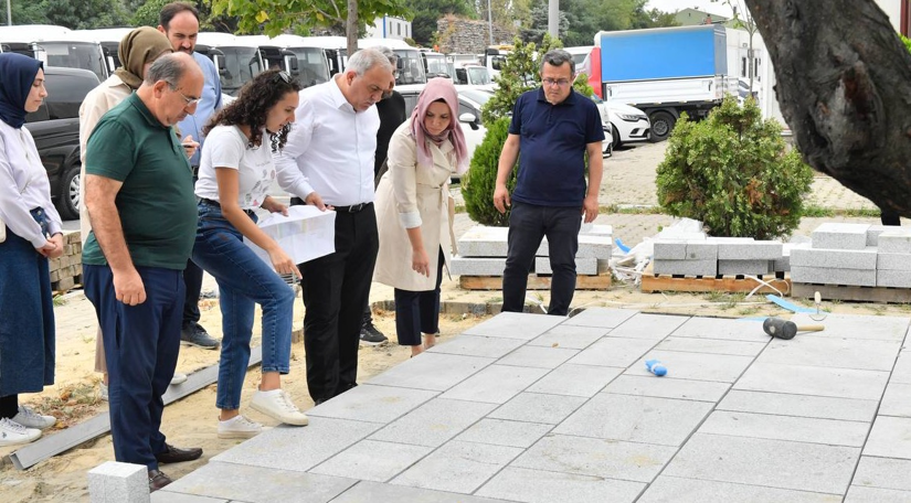 Başkan Turan Topkapı Kaleiçi Meydanı nın Taş Örneklerini Seçti