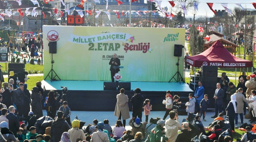 Başkan Turan ın Katılımıyla Coşku Dolu Bir Millet Bahçesi 2. Etap Şenliği Gerçekleştirildi