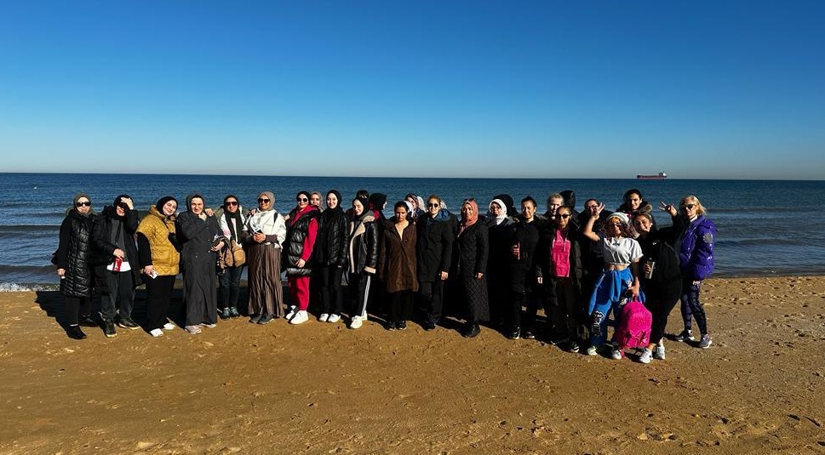 Gençlik ve Spor Birimi Kilyos Sahili nde Yürüyüş ve Egzersiz Etkinliği Düzenledi