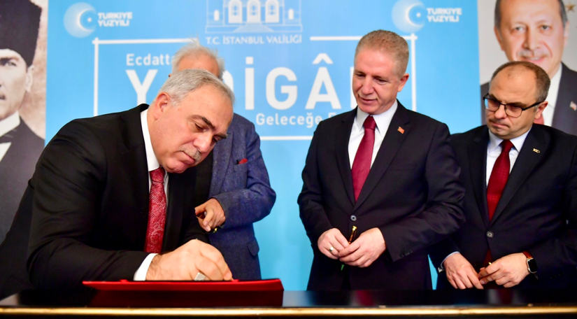 Başkan Turan, İstanbul Valisi Davut Gül ile Birlikte “Yadigâr” Projesinin Protokolünü İmzaladı