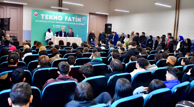 Yeni Ders Çalışma Platformu Tekno Fatih in Tanıtımı Başkan Turan ın Katılımıyla Yapıldı