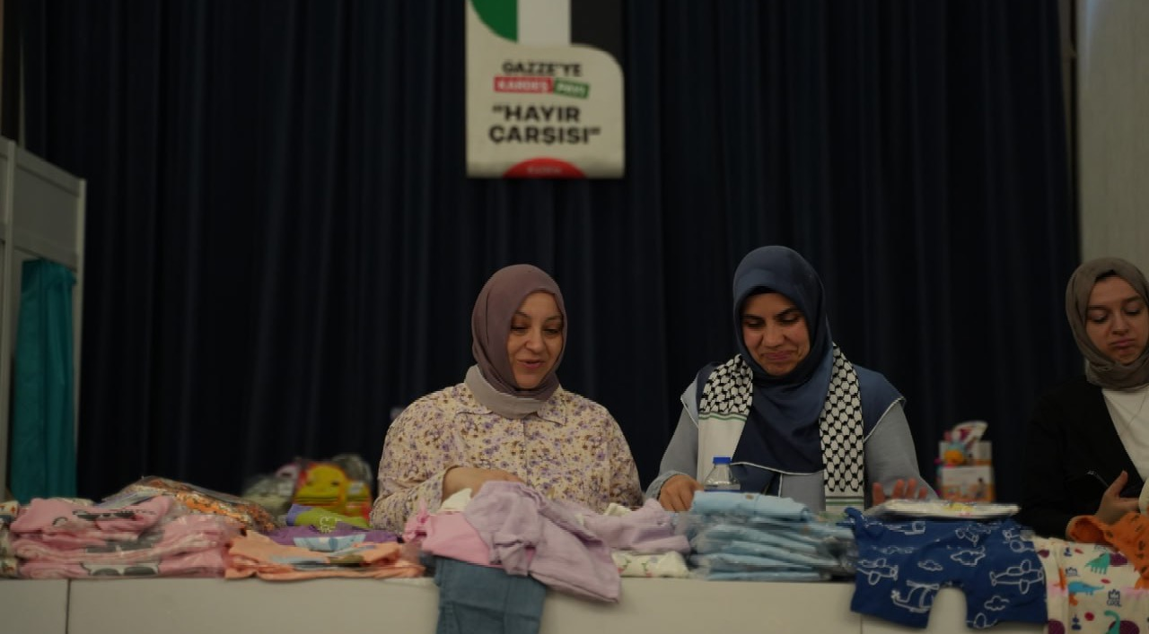 Neslişah Sultan Kültür Merkezi nde Gazze İçin Yardım Seferberliği: Hayır Çarşısı
