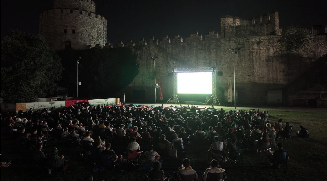 Exciting Final Game of European Soccer Championship between Spain and England at the Historic Yedikule Fortress!