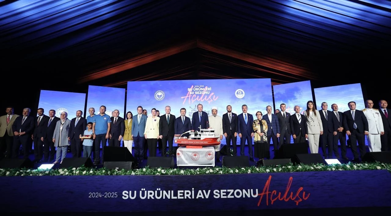 Our President Mr. Recep Tayyip Erdoğan Graced Opening of Fisheries Hunting Season  with His Presence at Yenikapı Fishing Port