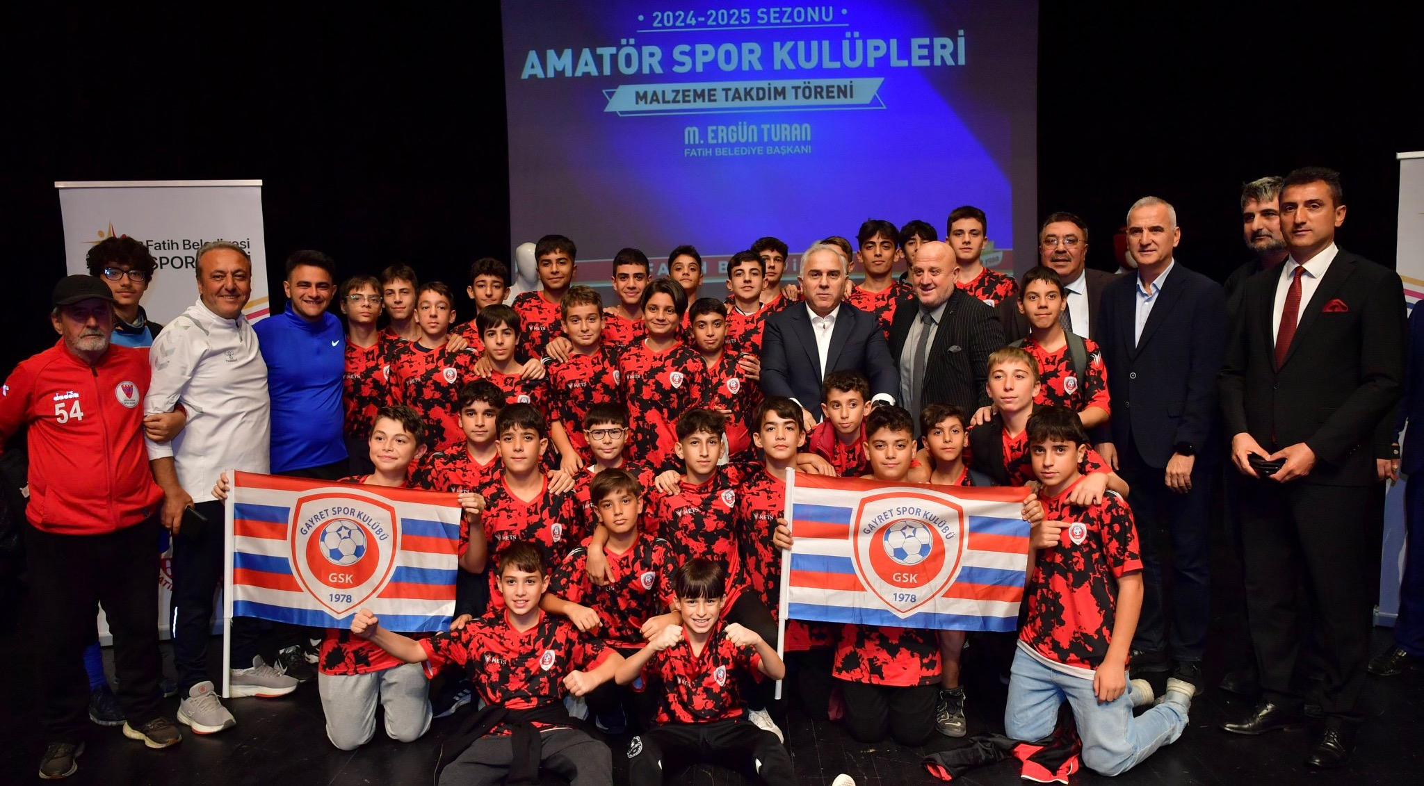 2024-2025 Sezonu Amatör Spor Kulüpleri Malzeme Takdim Töreni, Başkan Turan ın Teşrifiyle FKSM de Gerçekleştirildi