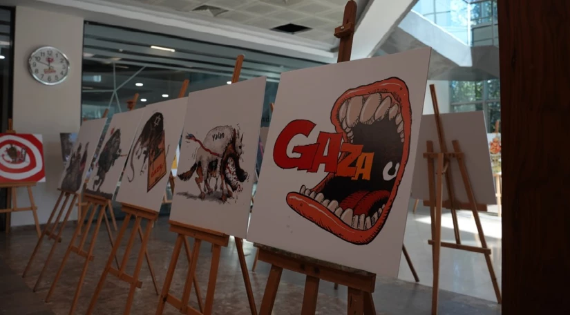 “Silent Scream of Gaza: Art Tells the Truth” Exhibition at Fatih Culture and Arts Center