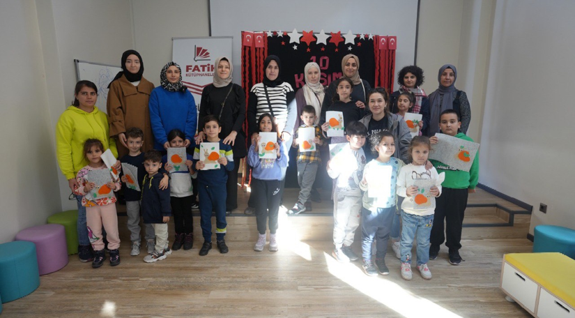 Silivrikapı Çocuk Kütüphanesi nde Anne ve Çocuklarımız Keçe Kitap Kılıfı Atölyesi nde Buluşuyor