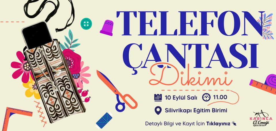 Telefon Çantası Dikimi