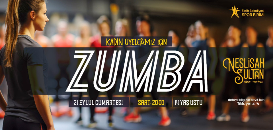 Kadın Üyelerimiz İçin Zumba