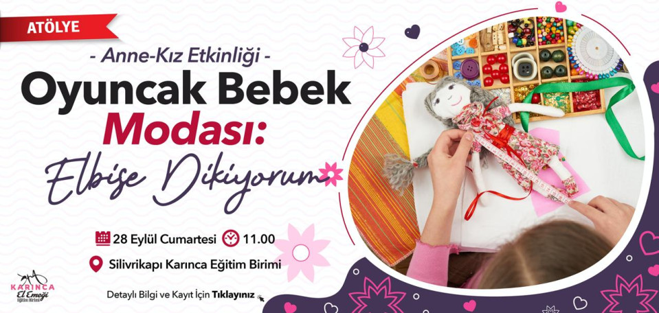 Oyuncak Bebek Modası Elbise Dikiyorum