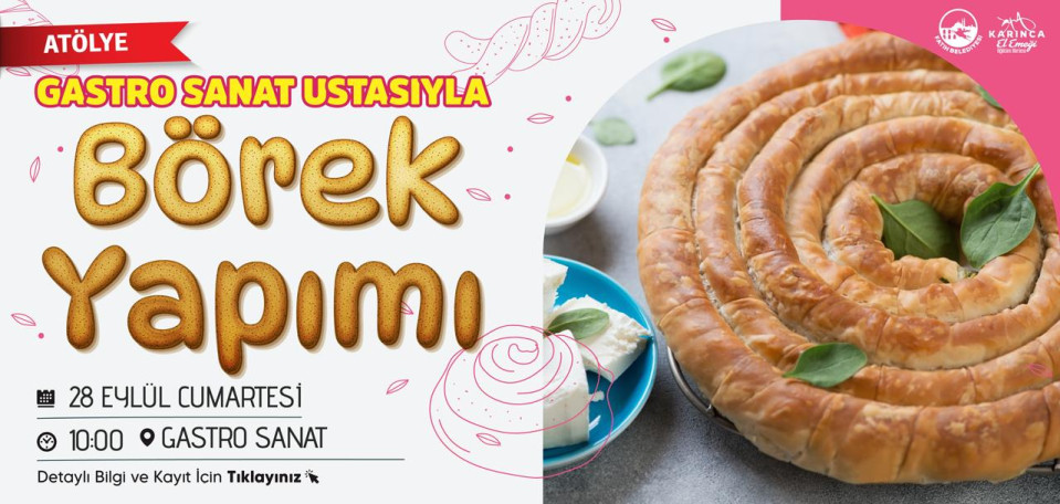 Ustasından Börek Yapımı Atölyesi