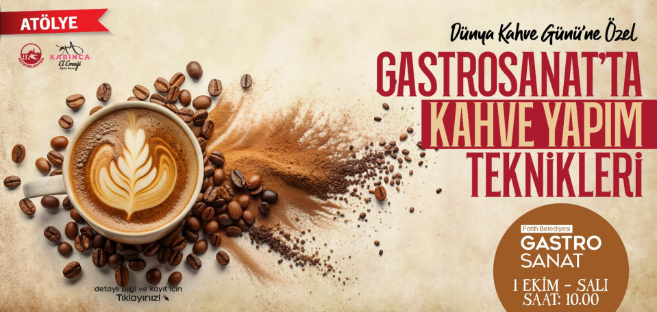 Gastrosanat'ta Kahve Yapım Teknikleri