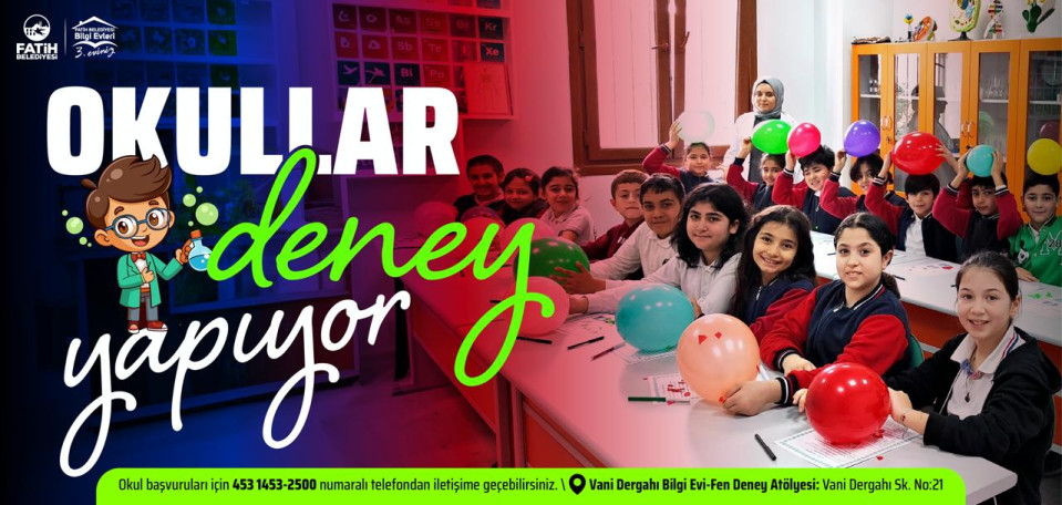 Okullar Deney Yapıyor