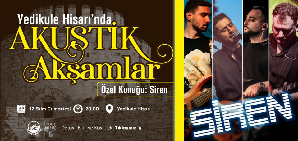 Yedikule Hisarı'nda Akustik Akşamlar