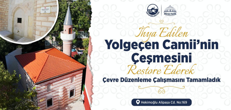 Yolgeçen Camii Çeşme Restorasyon