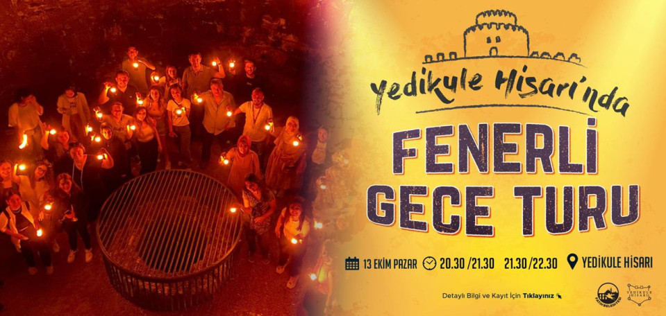 Yedikule Hisarı'nda Fenerli Gece Turu