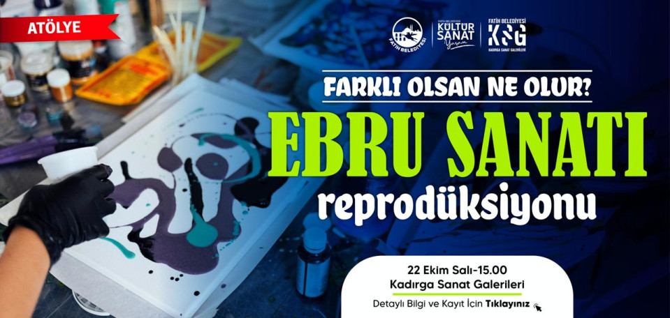 Farklı Olsan Ne Olur? Ebru Sanatı Reprodüksiyonu