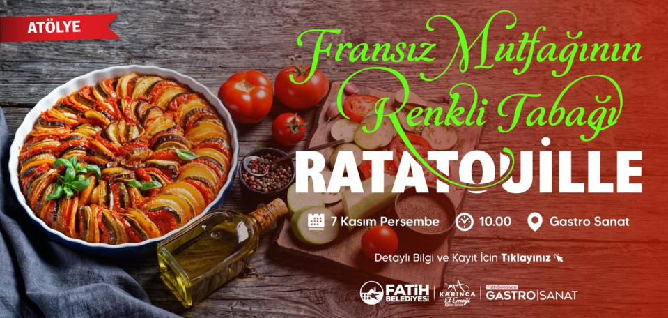 Fransız Mutfağının Renkli Tabağı Ratatouılle 