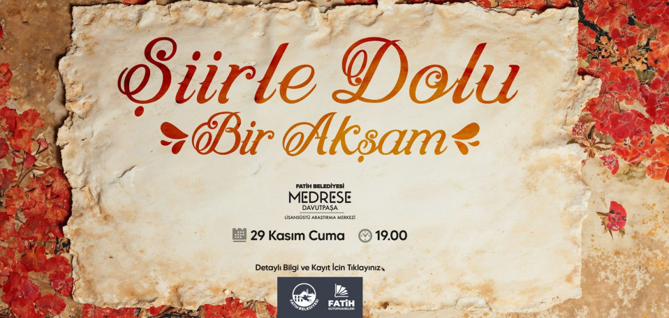 Şiirle Dolu Bir Akşam