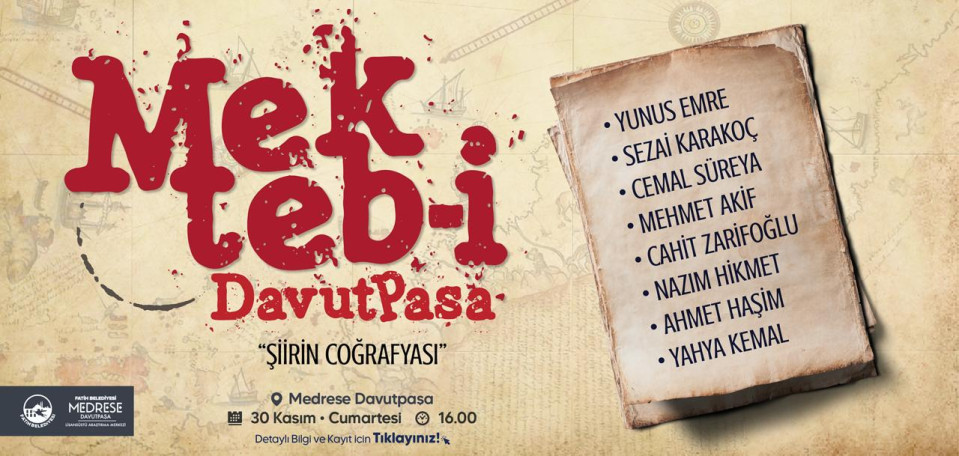 Mekteb-i Davutpaşa Şiirin Coğrafyası