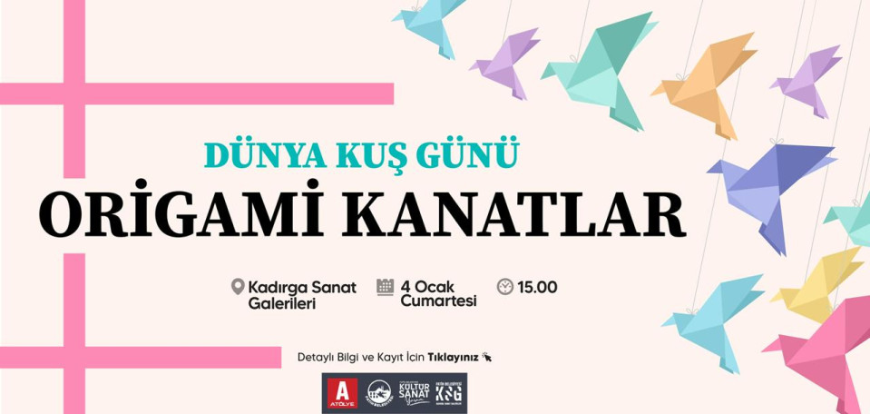 Dünya Kuş Günü Origami Kanatlar