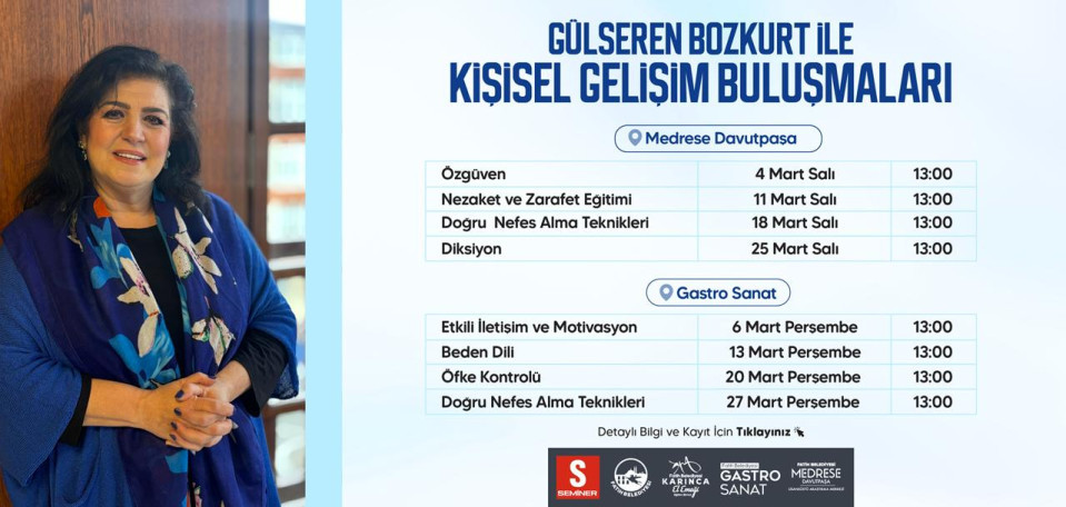 Gülseren Bozkurt İle Kişisel Gelişim Buluşmaları