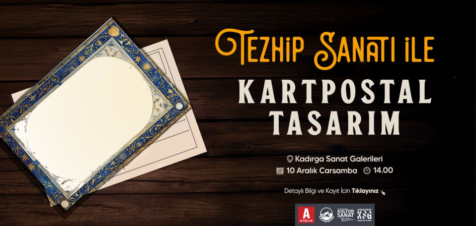 Tezhip Sanatı ile Kartpostal Tasarımı Tezhip Sanatı ile Kartpostal Tasarımı