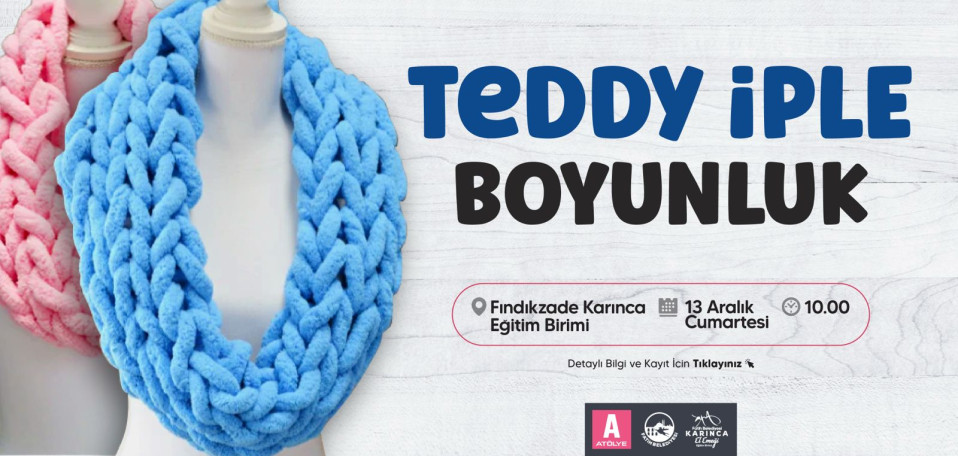Teddy İple Boyunluk Teddy İple Boyunluk