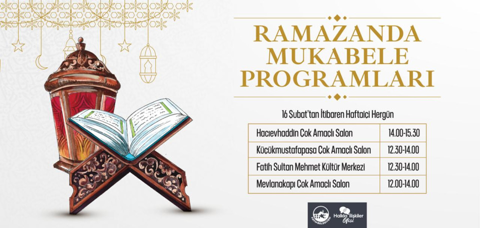 Ramazanda Mukabele Programları Ramazanda Mukabele Programları