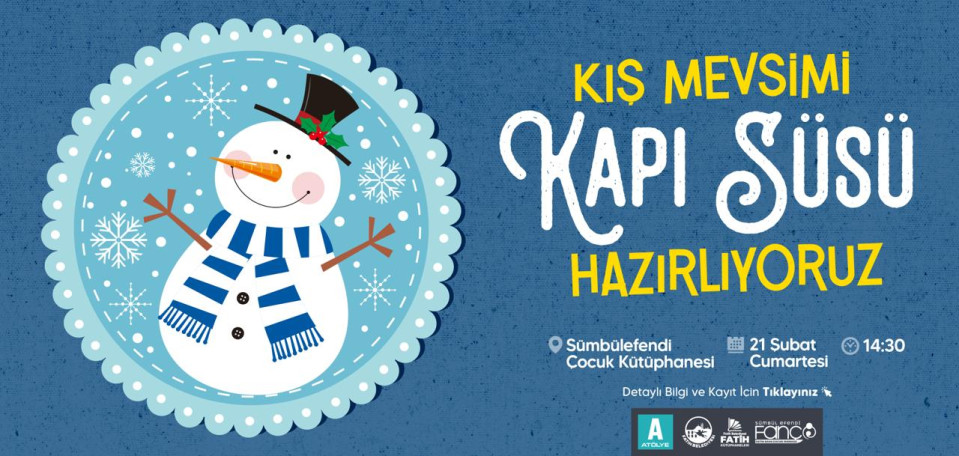 Kış Mevsimi Kapı Süsü Hazırlıyoruz Kış Mevsimi Kapı Süsü Hazırlıyoruz