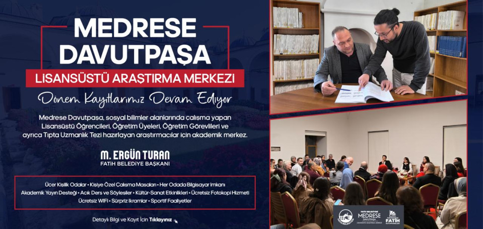 Medrese Davutpaşa Lisansüstü Araştırma Merkezi Medrese Davutpaşa Lisansüstü Araştırma Merkezi