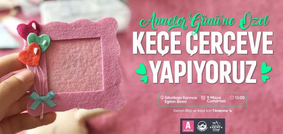 Anneler Günü'ne Özel Keçe Çerçeve Yapıyoruz Anneler Günü'ne Özel Keçe Çerçeve Yapıyoruz