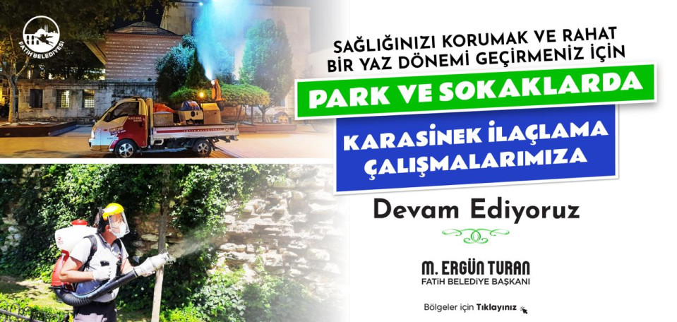 Karasinek ilaçlama Çalışmaları Karasinek ilaçlama Çalışmaları
