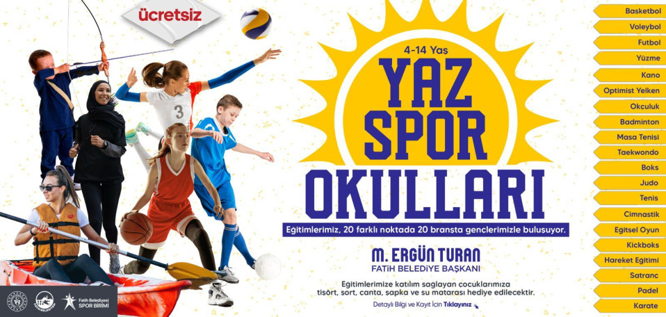 Yaz Spor Okulları Yaz Spor Okulları