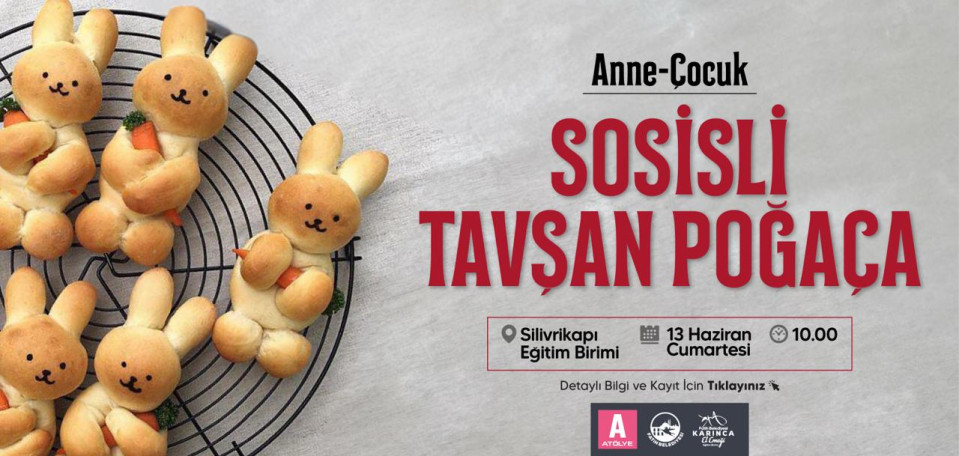 Sosisli Tavşan Poğaça Sosisli Tavşan Poğaça