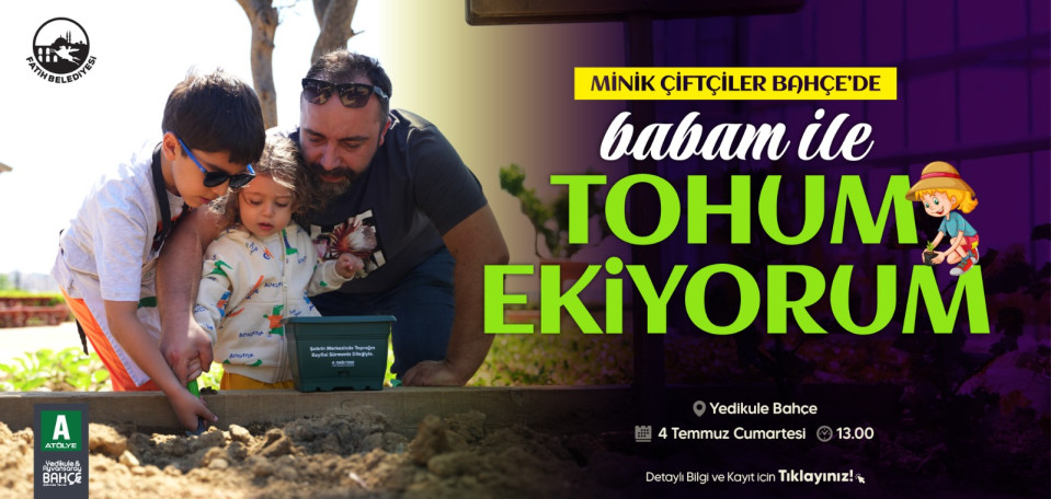 Babam İle Tohum Ekiyorum Babam İle Tohum Ekiyorum